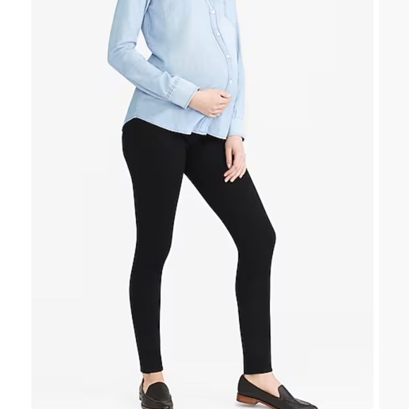 NWT J. Crew Factory Black maternity jean in signature stretch SZ 32 - Picture 1 of 5